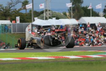 World © Octane Photographic Ltd. Lotus F1 Team E23 Hybrid – Pastor Maldonado. Saturday 26th September 2015, F1 Japanese Grand Prix, Qualifying, Suzuka. Digital Ref:
