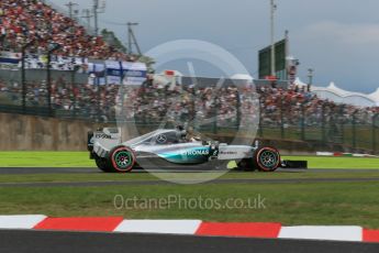World © Octane Photographic Ltd. Mercedes AMG Petronas F1 W06 Hybrid – Lewis Hamilton. Saturday 26th September 2015, F1 Japanese Grand Prix, Qualifying, Suzuka. Digital Ref: