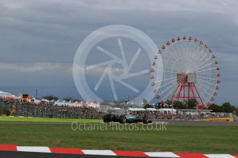 World © Octane Photographic Ltd. Mercedes AMG Petronas F1 W06 Hybrid – Lewis Hamilton. Saturday 26th September 2015, F1 Japanese Grand Prix, Qualifying, Suzuka. Digital Ref: