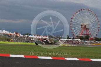 World © Octane Photographic Ltd. Lotus F1 Team E23 Hybrid – Romain Grosjean. Saturday 26th September 2015, F1 Japanese Grand Prix, Qualifying, Suzuka. Digital Ref: