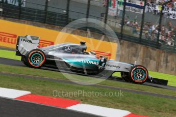 World © Octane Photographic Ltd. Mercedes AMG Petronas F1 W06 Hybrid – Lewis Hamilton. Saturday 26th September 2015, F1 Japanese Grand Prix, Qualifying, Suzuka. Digital Ref: