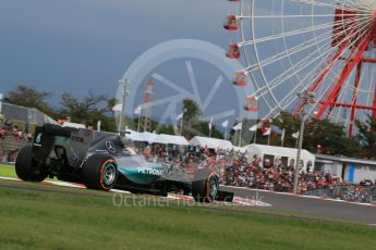 World © Octane Photographic Ltd. Mercedes AMG Petronas F1 W06 Hybrid – Lewis Hamilton. Saturday 26th September 2015, F1 Japanese Grand Prix, Qualifying, Suzuka. Digital Ref: