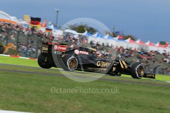 World © Octane Photographic Ltd. Lotus F1 Team E23 Hybrid – Romain Grosjean. Saturday 26th September 2015, F1 Japanese Grand Prix, Qualifying, Suzuka. Digital Ref: