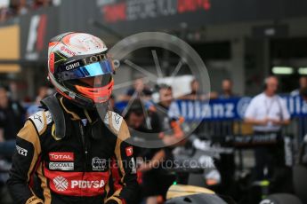 World © Octane Photographic Ltd. Lotus F1 Team E23 Hybrid – Romain Grosjean. Saturday 26th September 2015, F1 Japanese Grand Prix, Qualifying, Suzuka. Digital Ref: