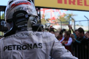 World © Octane Photographic Ltd. Mercedes AMG Petronas F1 W06 Hybrid – Lewis Hamilton (1st). Sunday 27th September 2015, F1 Japanese Grand Prix, Parc Ferme, Suzuka. Digital Ref: