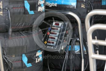 World © Octane Photographic Ltd. Lotus F1 Team E23 Hybrid – tyre warmers. Saturday 26th September 2015, F1 Japanese Grand Prix, Paddock, Suzuka. Digital Ref: 1445CB5D1777