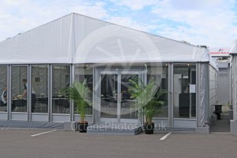 World © Octane Photographic Ltd. McLaren Honda - hospitality unit. Saturday 26th September 2015, F1 Japanese Grand Prix, Paddock, Suzuka. Digital Ref: 1445CB7D6274