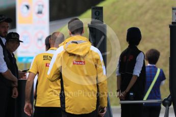 World © Octane Photographic Ltd. Renault leaving the paddock. Saturday 26th September 2015, F1 Japanese Grand Prix, Paddock, Suzuka. Digital Ref: 1445CB7D6366