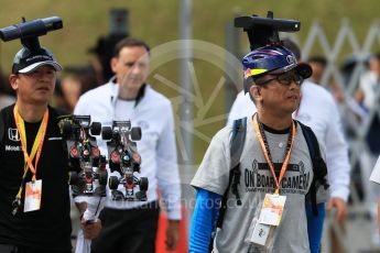 World © Octane Photographic Ltd. Fans in the paddock. Saturday 26th September 2015, F1 Japanese Grand Prix, Paddock, Suzuka. Digital Ref: 1445CB7D6394