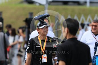 World © Octane Photographic Ltd. Fans in the paddock. Saturday 26th September 2015, F1 Japanese Grand Prix, Paddock, Suzuka. Digital Ref: 1445CB7D6399