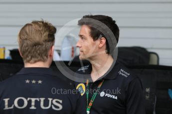 World © Octane Photographic Ltd. Lotus F1 Team Reserve Driver – Jolyon Palmer. Sunday 27th September 2015, F1 Japanese Grand Prix, Paddock Suzuka. Digital Ref: 1448CB7D7548