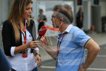 World © Octane Photographic Ltd. Jacques Villeneuve. Sunday 27th September 2015, F1 Japanese Grand Prix, Paddock Suzuka. Digital Ref: 1448CB7D7550
