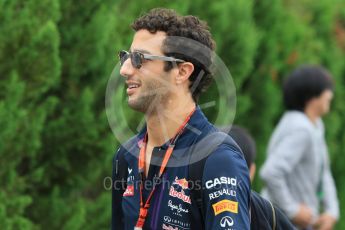World © Octane Photographic Ltd. Infiniti Red Bull Racing RB11 – Daniel Ricciardo. Sunday 27th September 2015, F1 Japanese Grand Prix, Setup, Suzuka. Digital Ref: 1448CB7D7604