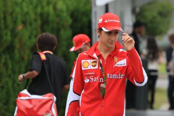World © Octane Photographic Ltd. Scuderia Ferrari SF15-T– Esteban Gutierrez. Sunday 27th September 2015, F1 Japanese Grand Prix, Setup, Suzuka. Digital Ref: 1448CB7D7626