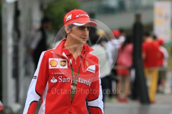 World © Octane Photographic Ltd. Scuderia Ferrari SF15-T– Esteban Gutierrez. Sunday 27th September 2015, F1 Japanese Grand Prix, Setup, Suzuka. Digital Ref: 1448CB7D7631