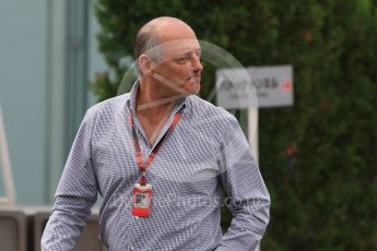 World © Octane Photographic Ltd. McLaren Honda – Ron Dennis. Sunday 27th September 2015, F1 Japanese Grand Prix, Setup, Suzuka. Digital Ref: 1448CB7D7718