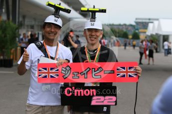World © Octane Photographic Ltd. McLaren Honda - On Car Camera fans. Sunday 27th September 2015, F1 Japanese Grand Prix, Setup, Suzuka. Digital Ref: 1448CB7D7928