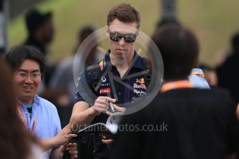 World © Octane Photographic Ltd. Infiniti Red Bull Racing RB11 – Daniil Kvyat. Sunday 27th September 2015, F1 Japanese Grand Prix, Setup, Suzuka. Digital Ref: