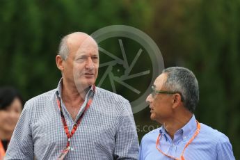 World © Octane Photographic Ltd. McLaren Honda – Ron Dennis. Sunday 27th September 2015, F1 Japanese Grand Prix, Setup, Suzuka. Digital Ref: 1448CB7D7718