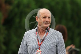 World © Octane Photographic Ltd. McLaren Honda – Ron Dennis. Sunday 27th September 2015, F1 Japanese Grand Prix, Setup, Suzuka. Digital Ref: 1448LB1D3865