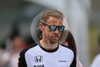 World © Octane Photographic Ltd. McLaren Honda MP4/30 - Jenson Button. Sunday 27th September 2015, F1 Japanese Grand Prix, Setup, Suzuka. Digital Ref: 1448LB1D3909