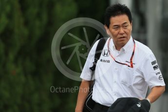 World © Octane Photographic Ltd. McLaren Honda - Yasuhisa Arai. Sunday 27th September 2015, F1 Japanese Grand Prix, Setup, Suzuka. Digital Ref: 1448LB1D3919