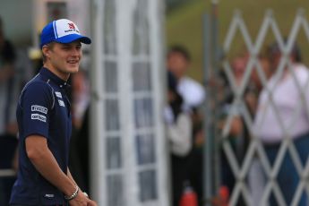 World © Octane Photographic Ltd. Sauber F1 Team C34-Ferrari – Marcus Ericsson. Sunday 27th September 2015, F1 Japanese Grand Prix, Setup, Suzuka. Digital Ref: 1448LB1D4089