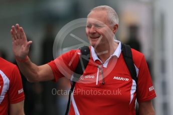 World © Octane Photographic Ltd. Manor Marussia F1 Team - John Booth. Sunday 27th September 2015, F1 Japanese Grand Prix, Setup, Suzuka. Digital Ref: 1448LB1D4107