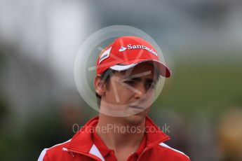World © Octane Photographic Ltd. Scuderia Ferrari SF15-T– Esteban Gutierrez. Sunday 27th September 2015, F1 Japanese Grand Prix, Setup, Suzuka. Digital Ref: 1448LB1D4137