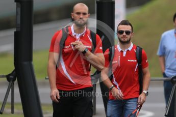 World © Octane Photographic Ltd. Manor Marussia F1 Team MR03B – William Stevens. Sunday 27th September 2015, F1 Japanese Grand Prix, Setup, Suzuka. Digital Ref: 1448LB1D4253
