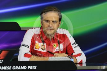 World © Octane Photographic Ltd. Team Personnel Press Conference. Friday 25th September 2015, F1 Japanese Grand Prix, Suzuka. Luigi Fraboni – Scuderia Ferrari Head of Engine Trackside operations. Digital Ref: 1444CB7D6206