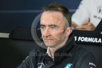 World © Octane Photographic Ltd. Team Personnel Press Conference. Friday 25th September 2015, F1 Japanese Grand Prix, Suzuka. Paddy Lowe - Mercedes AMG Petronas Executive Director. Digital Ref: 1444LB1D1937