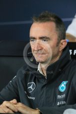 World © Octane Photographic Ltd. Team Personnel Press Conference. Friday 25th September 2015, F1 Japanese Grand Prix, Suzuka. Paddy Lowe - Mercedes AMG Petronas Executive Director. Digital Ref: 1444LB1D1949