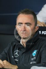 World © Octane Photographic Ltd. Team Personnel Press Conference. Friday 25th September 2015, F1 Japanese Grand Prix, Suzuka. Paddy Lowe - Mercedes AMG Petronas Executive Director. Digital Ref: 1444LB1D1994