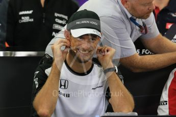 World © Octane Photographic Ltd. Drivers’ Press Conference. Thursday 24th September 2015, F1 Japanese Grand Prix, Suzuka. McLaren Honda - Jenson Button. Digital Ref: 1440CB7D4458
