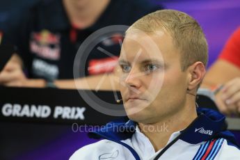World © Octane Photographic Ltd. Drivers’ Press Conference. Thursday 24th September 2015, F1 Japanese Grand Prix, Suzuka. Williams Martini Racing – Valtteri Bottas. Digital Ref: 1440LB1D9359