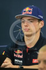 World © Octane Photographic Ltd. Drivers’ Press Conference. Thursday 24th September 2015, F1 Japanese Grand Prix, Suzuka. Scuderia Toro Rosso – Max Verstappen. Digital Ref: 1440LB1D9392