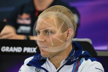 World © Octane Photographic Ltd. Drivers’ Press Conference. Thursday 24th September 2015, F1 Japanese Grand Prix, Suzuka. Williams Martini Racing – Valtteri Bottas. Digital Ref: 1440LB1D9397