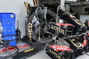 World © Octane Photographic Ltd. Lotus F1 Team E23 Hybrid. Thursday 24th September 2015, F1 Japanese Grand Prix, Setup, Suzuka. Digital Ref: 1439CB1D9269