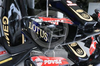 World © Octane Photographic Ltd. Lotus F1 Team E23 Hybrid. Thursday 24th September 2015, F1 Japanese Grand Prix, Setup, Suzuka. Digital Ref: 1439CB1D9271