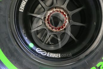 World © Octane Photographic Ltd. Pirelli (Green) Intermediate Tyres on McLaren wheels. Thursday 24th September 2015, F1 Japanese Grand Prix, Setup, Suzuka. Digital Ref: 1439CB1D9288