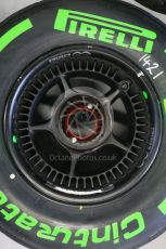 World © Octane Photographic Ltd. Pirelli (Green) Intermediate Tyres on McLaren wheels. Thursday 24th September 2015, F1 Japanese Grand Prix, Setup, Suzuka. Digital Ref: 1439CB1D9292