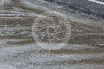 World © Octane Photographic Ltd. Wet paddock. Thursday 24th September 2015, F1 Japanese Grand Prix, Setup, Suzuka. Digital Ref: 1439CB5D1329