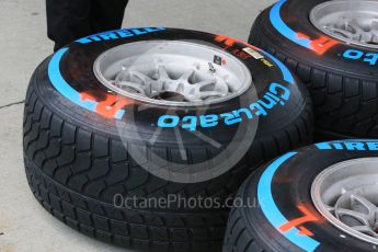 World © Octane Photographic Ltd. Pirelli (Blue) Full Wet Tyres. Thursday 24th September 2015, F1 Japanese Grand Prix, Setup, Suzuka. Digital Ref: 1439CB5D1331