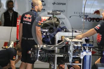 World © Octane Photographic Ltd. Scuderia Toro Rosso STR10. Thursday 24th September 2015, F1 Japanese Grand Prix, Setup, Suzuka. Digital Ref: 1439CB7D4222