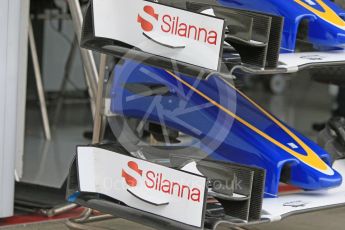 World © Octane Photographic Ltd. Sauber F1 Team C34-Ferrari. Thursday 24th September 2015, F1 Japanese Grand Prix, Setup, Suzuka. Digital Ref: 1439CB7D4250