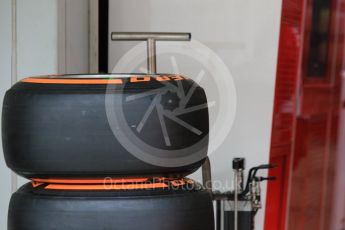 World © Octane Photographic Ltd. Pirelli (Orange) Hard Tyres. Thursday 24th September 2015, F1 Japanese Grand Prix, Setup, Suzuka. Digital Ref: 1439CB7D4320