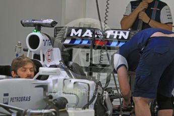 World © Octane Photographic Ltd. Williams Martini Racing FW37. Thursday 24th September 2015, F1 Japanese Grand Prix, Setup, Suzuka. Digital Ref: 1439CB7D4332