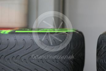 World © Octane Photographic Ltd. Pirelli (Green) Intermediate Tyres. Thursday 24th September 2015, F1 Japanese Grand Prix, Setup, Suzuka. Digital Ref: 1439CB7D4350
