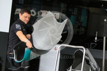 World © Octane Photographic Ltd. Mercedes AMG Petronas F1 W06 Hybrid. Thursday 24th September 2015, F1 Japanese Grand Prix, Setup, Suzuka. Digital Ref: 1439CB7D4377